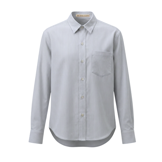 Pablo Unlined Cotton Cashmere Striped Shirt