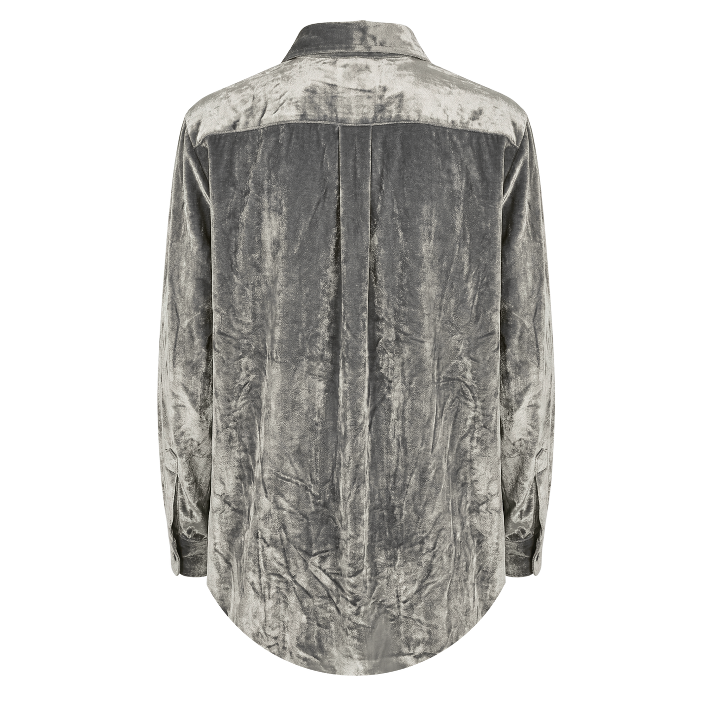 Pablo Exaggerated Crushed Velvet Unlined Shirt