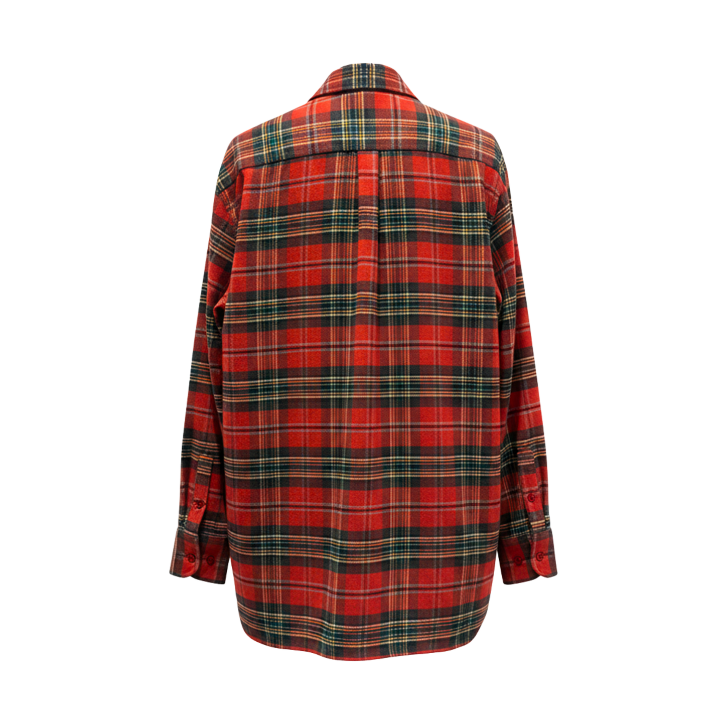 Pablo Exaggerated Cotton Tartan Unlined Shirt