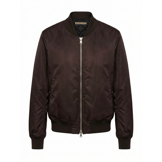 Bastien Nylon Cropped Bomber