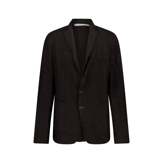 Udo Unlined Tie Dye Linen 2 Button Notch Lapel Jacket