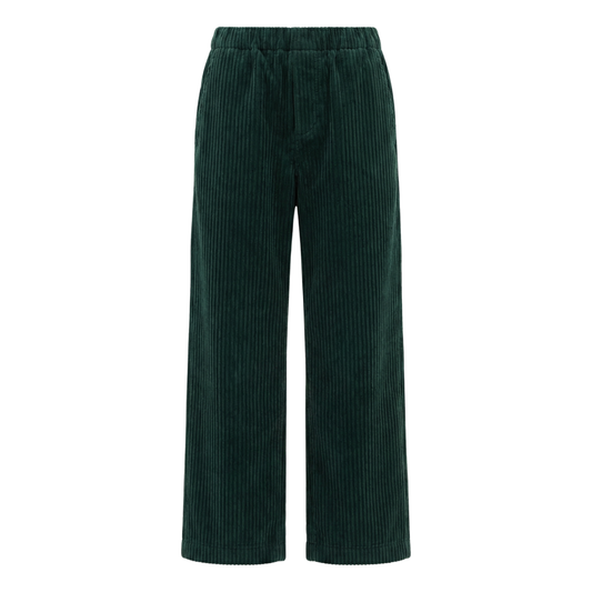 Ed Unlined Exaggerated Cotton Corduroy Drawstring Trousers