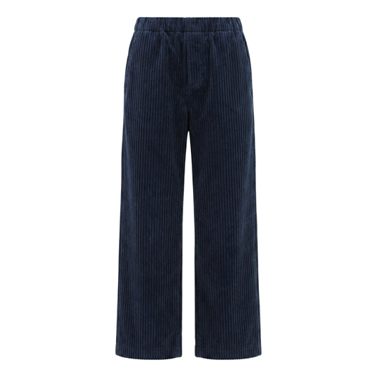 Ed Unlined Exaggerated Cotton Corduroy Drawstring Trousers