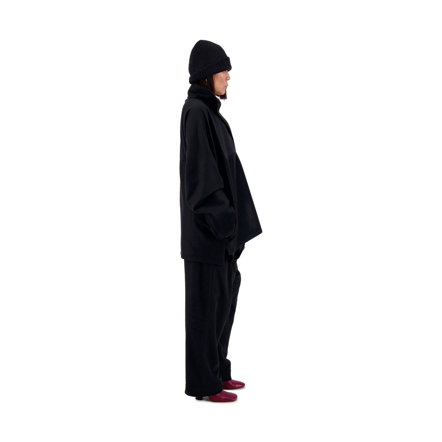 Donald Unlined Midweight Cashmere Anorak Black