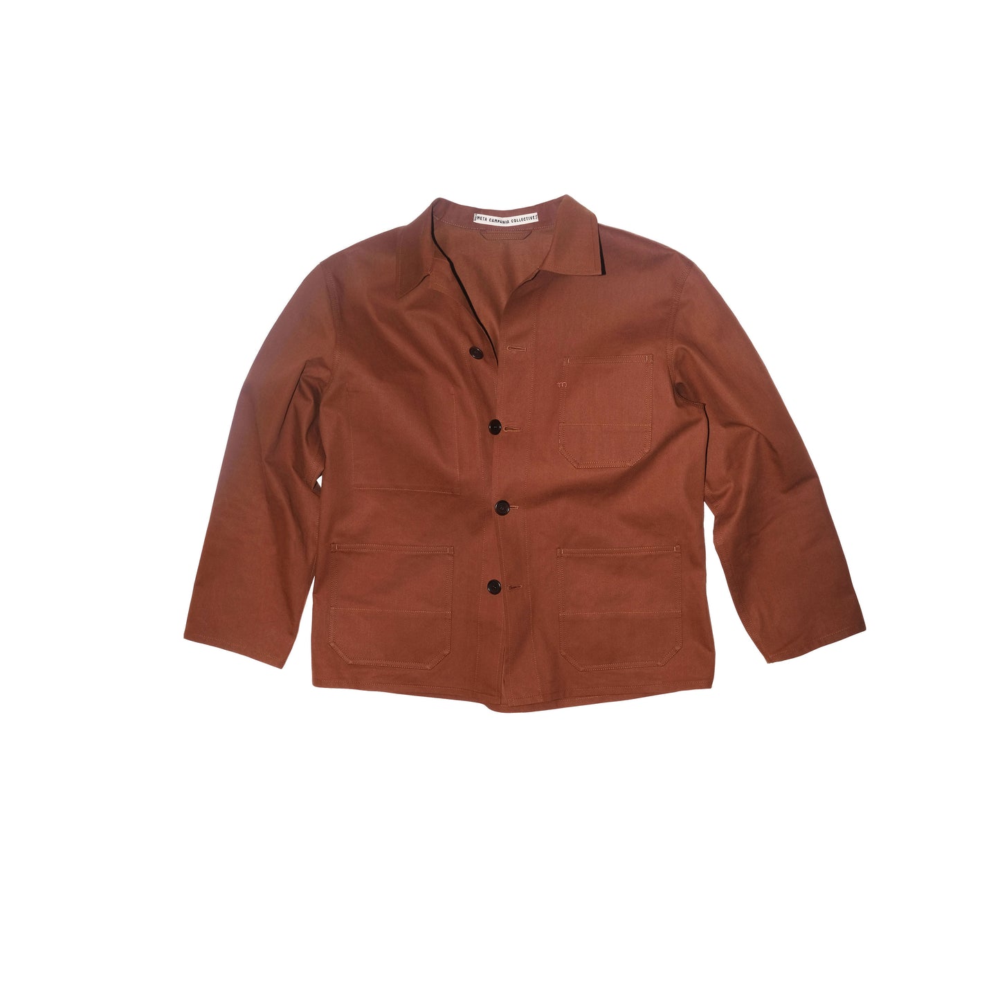 Bill Unlined Workwear Jacket Rust Brown
