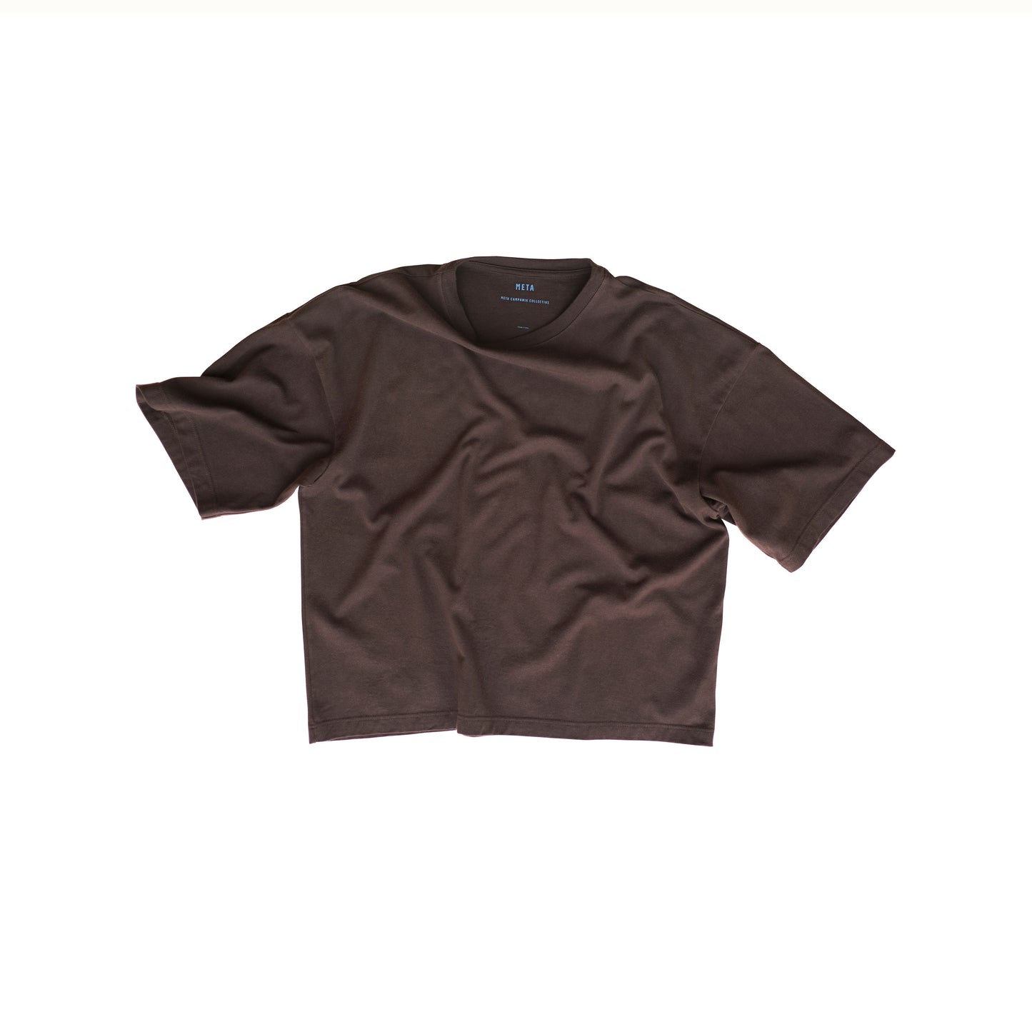 Nat Jersey Cotton Surfer T Shirt Dark Chocolate Brown