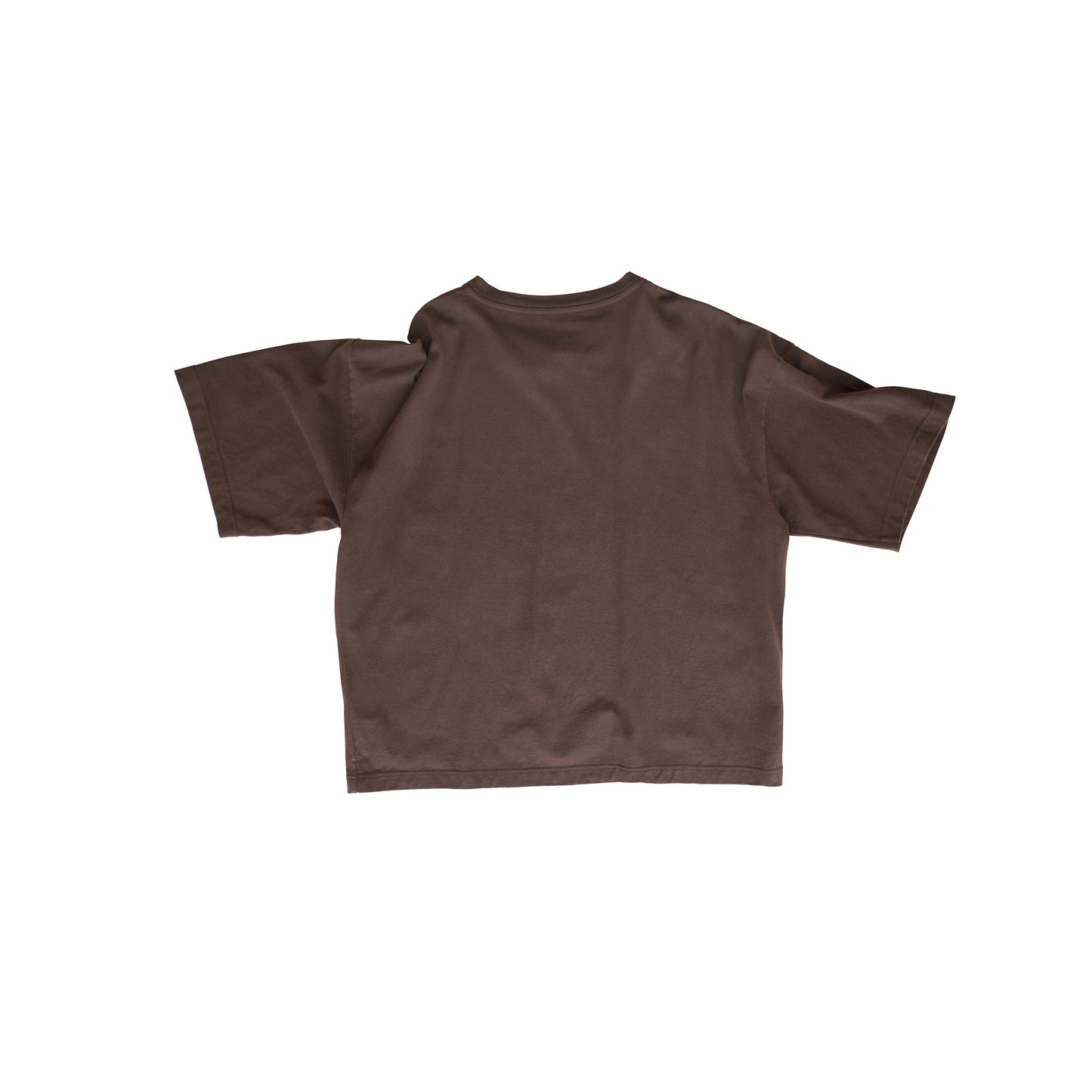 Nat Jersey Cotton Surfer T Shirt Dark Chocolate Brown
