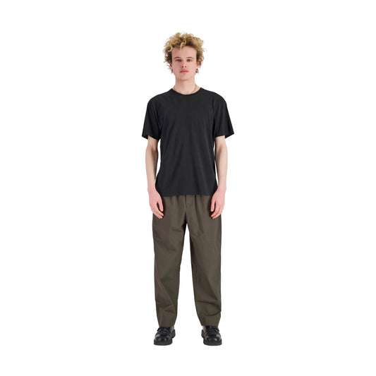 Peter Jersey Cotton T Shirt Black
