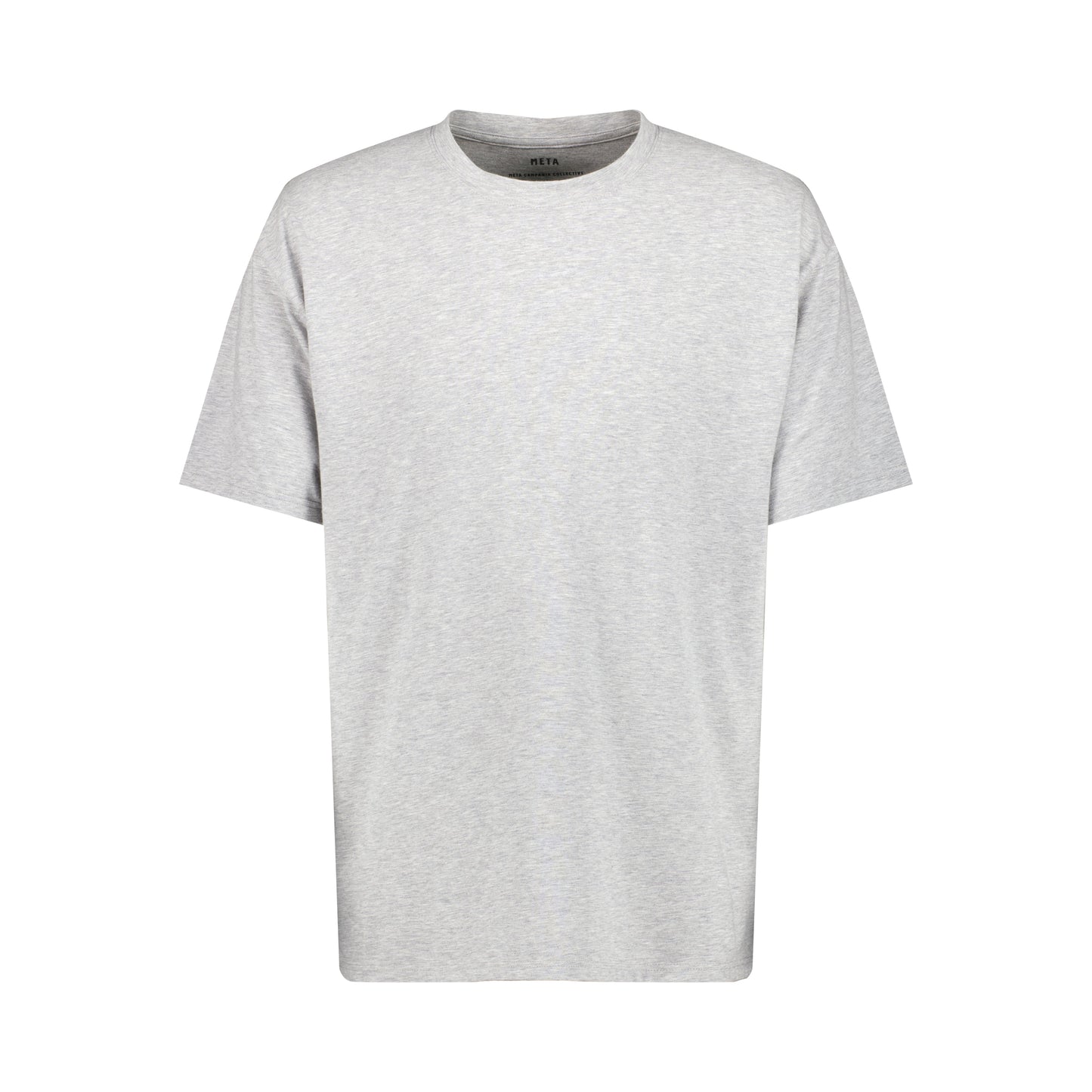 Peter Jersey Cotton T Shirt Grey Melange