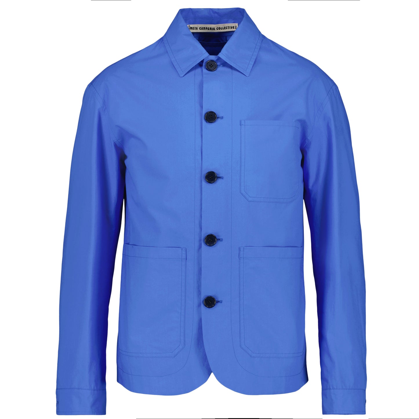 Julian Selflined Shirt Jacket Meta Blue