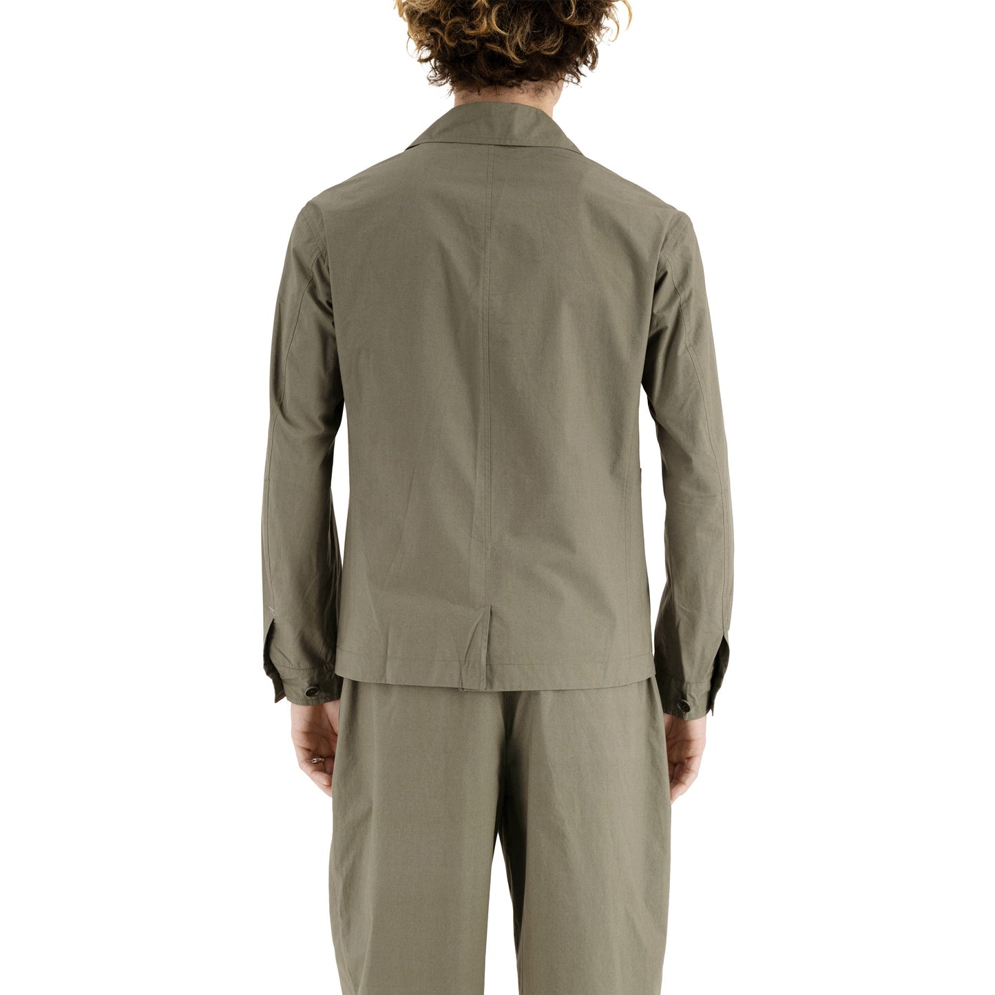 Julian Selflined Cotton Shirt Jacket Weimaraner Grey