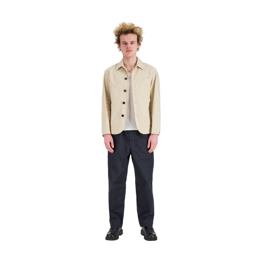 Julian Selflined Cotton Shirt Jacket Beige