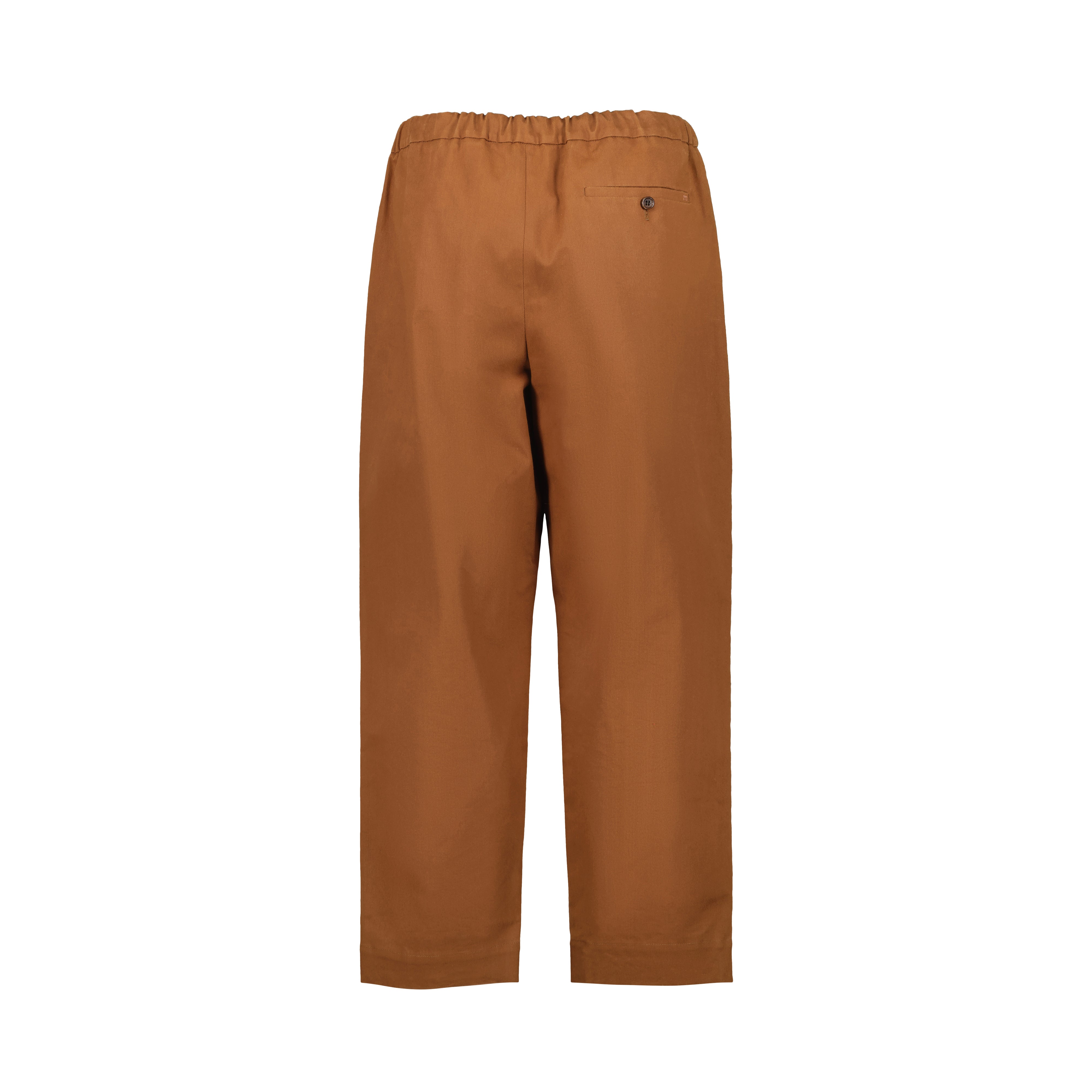 Ferre - Sale Structured Twill Pants - Rust Twill – Nanushka