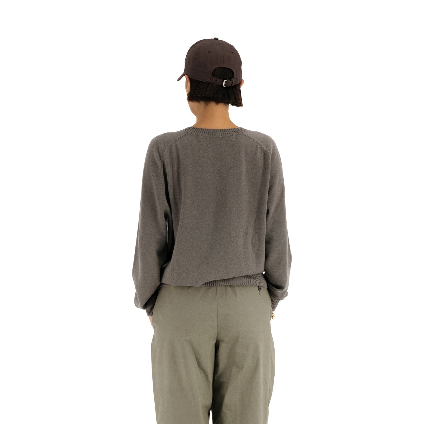 Ed Unlined Cotton Drawstring Trousers Weimaraner Grey