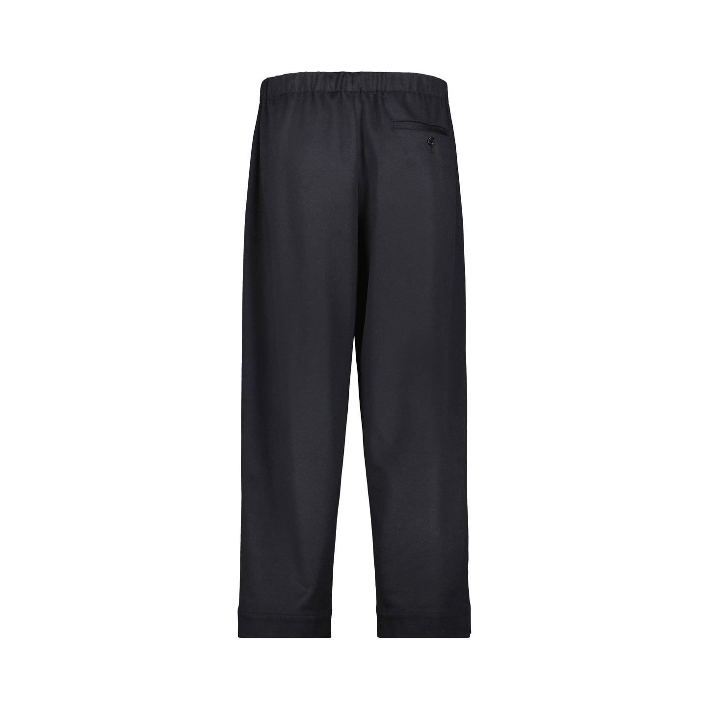 Ed Unlined Cashmere Drawstring Trousers Midnight Blue