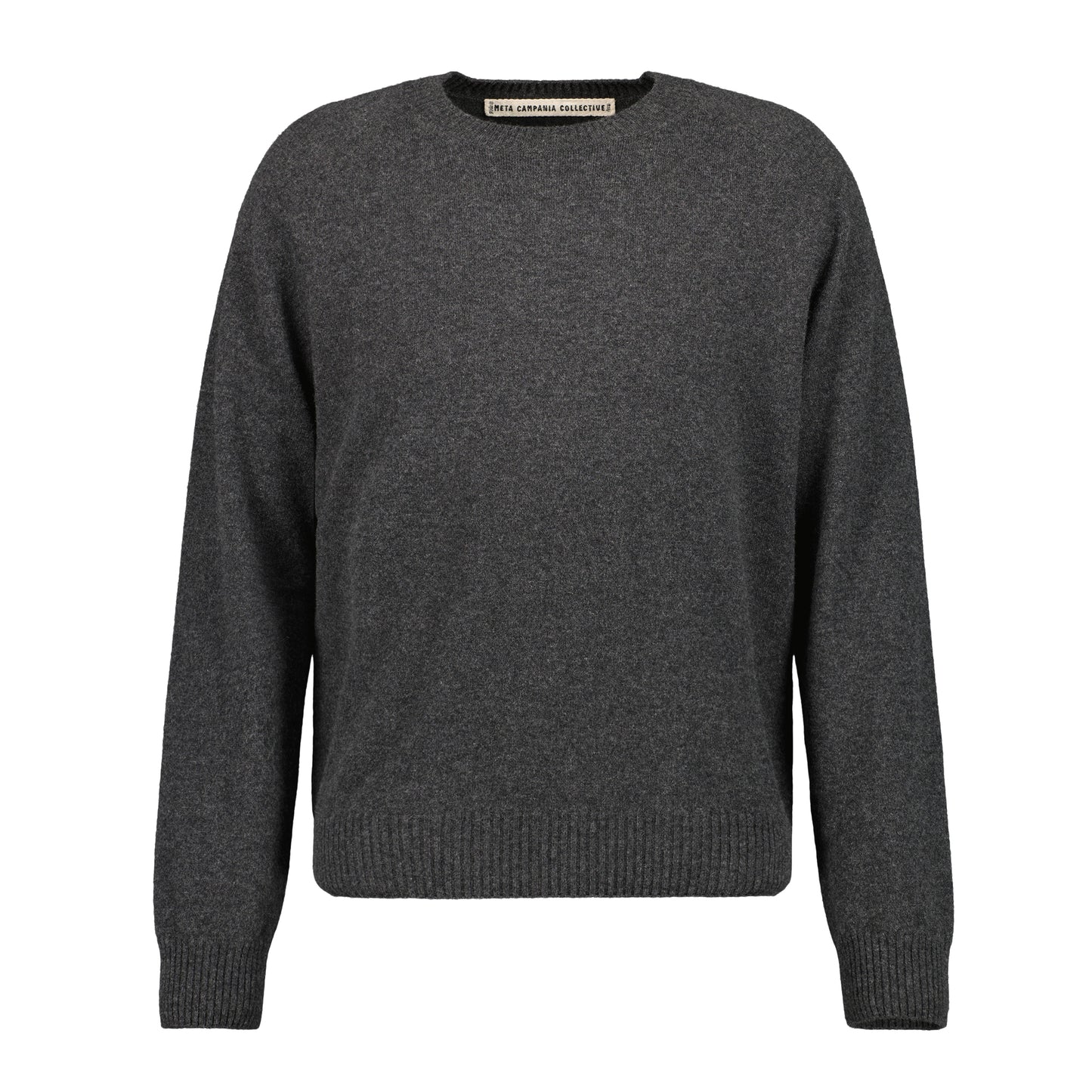 Jack Crew Neck Cashmere Sweater Weimaraner Grey
