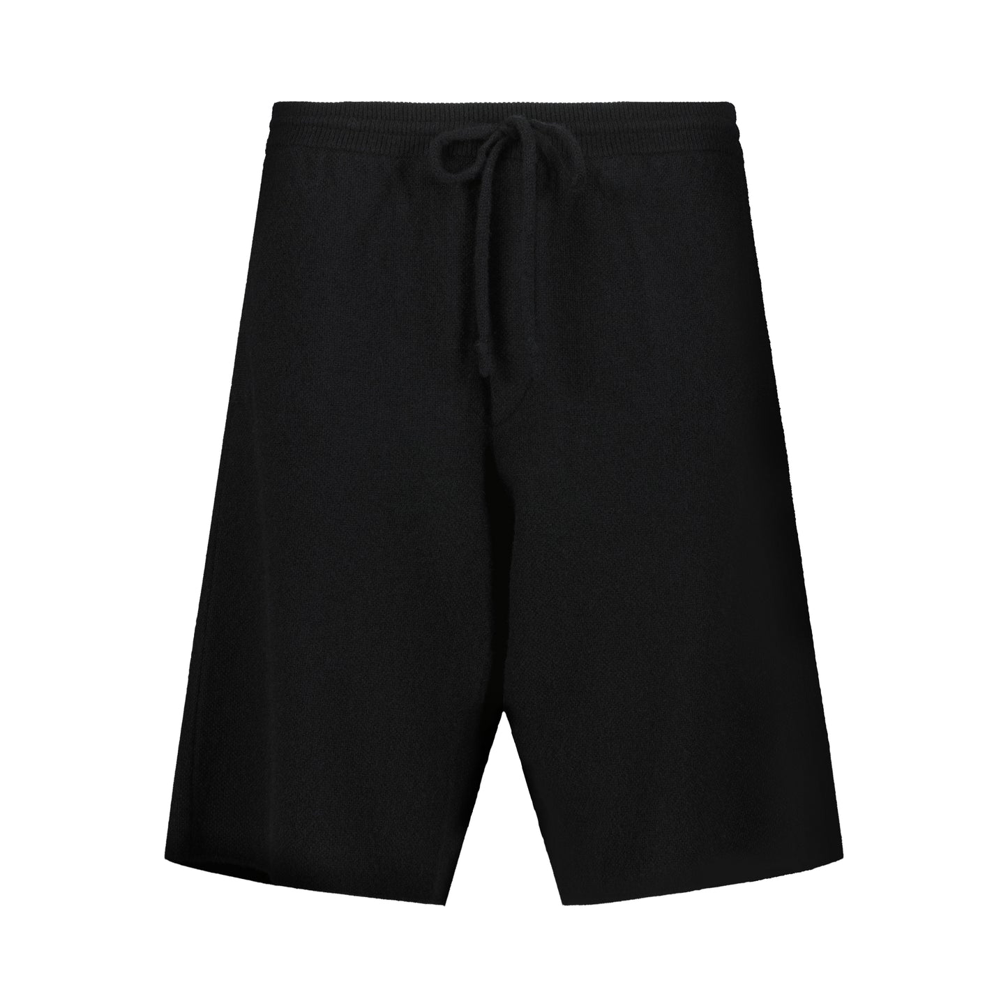 Keith Knitted Cashmere Shorts Black