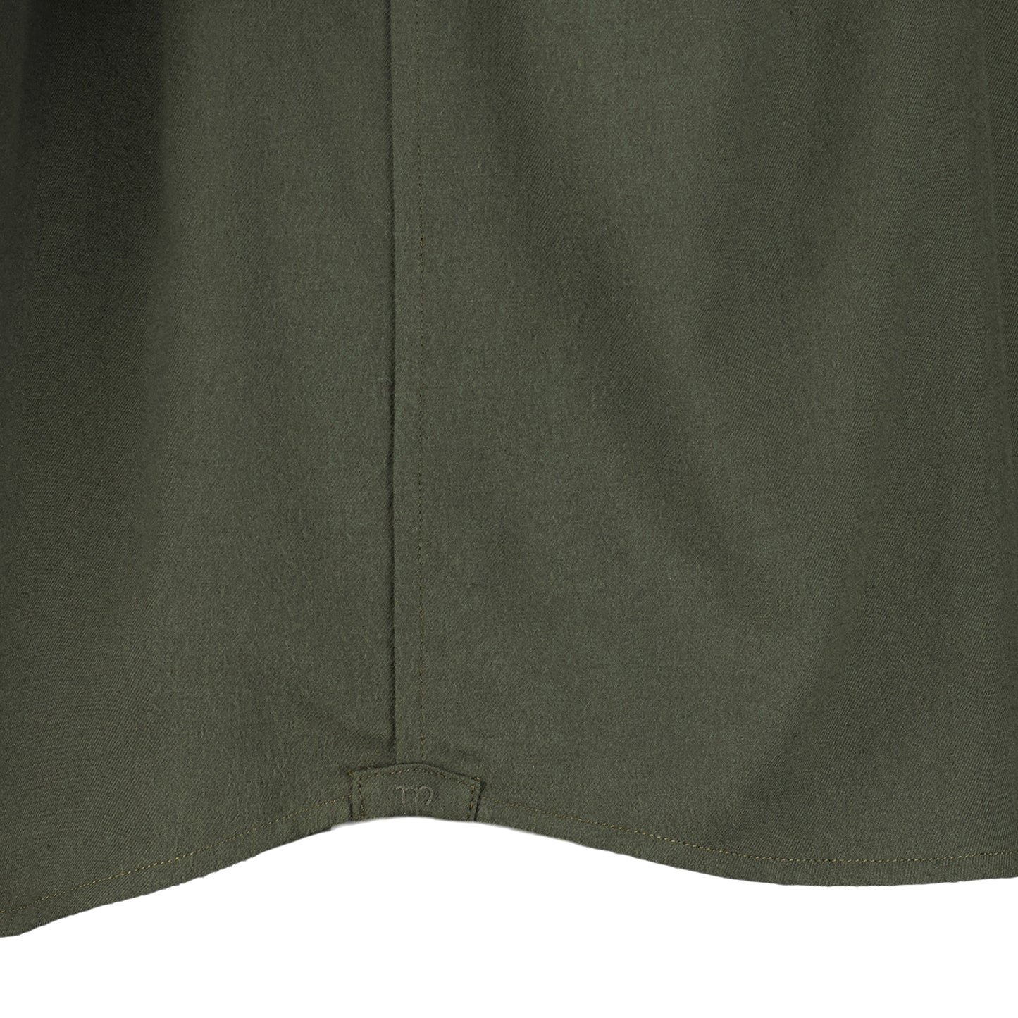 Pablo Unlined Cotton Cashmere Shirt Military Green